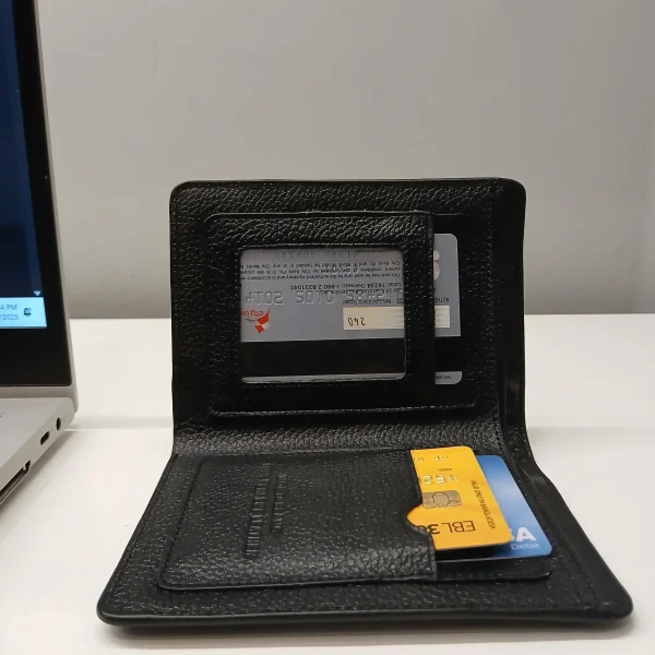 Black Bifold Wallet 102 (5) Black Bifold Wallet
