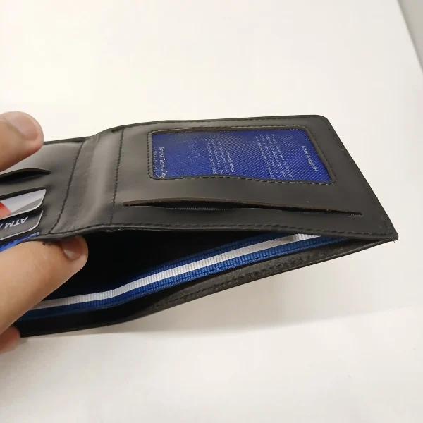 Plain Biofold Wallet Black 106 (3) Plain Biofold Wallet Black