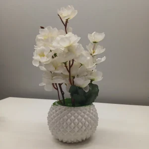 White Flower Plants Artificial