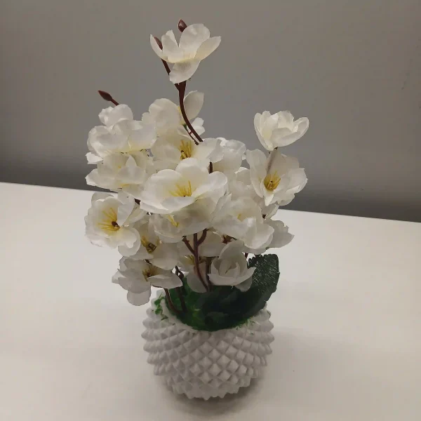 White Flower Plants Artificial